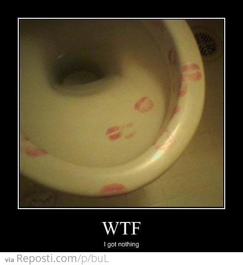Kissing The Toilet?