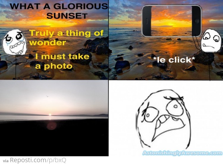 Sunset Picture Rage