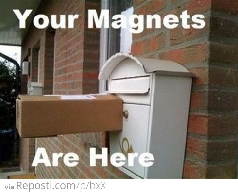 Your magnets are here!