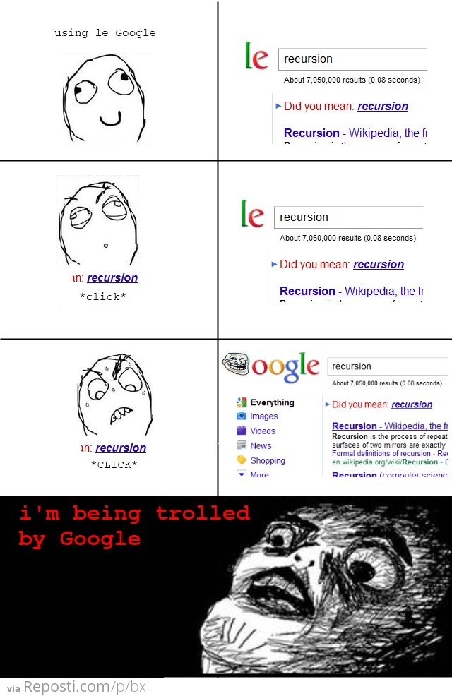 Trolled by google
