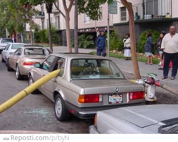 Why you shouldn't park in front of a fire hydrant