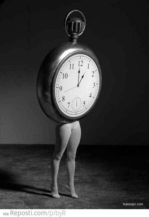 Clock lady