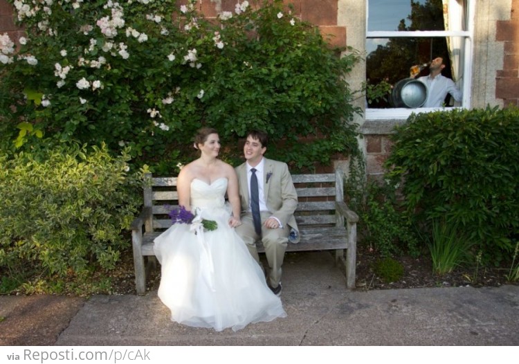 Wedding Photobomb
