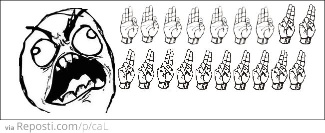 Sign Language Rage