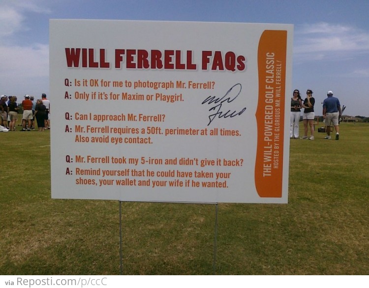 Will Ferrell FAQ