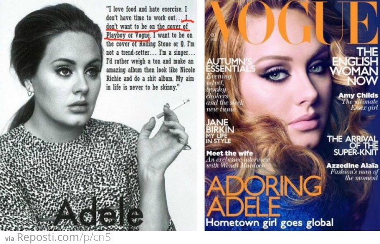 Adele In Vogue