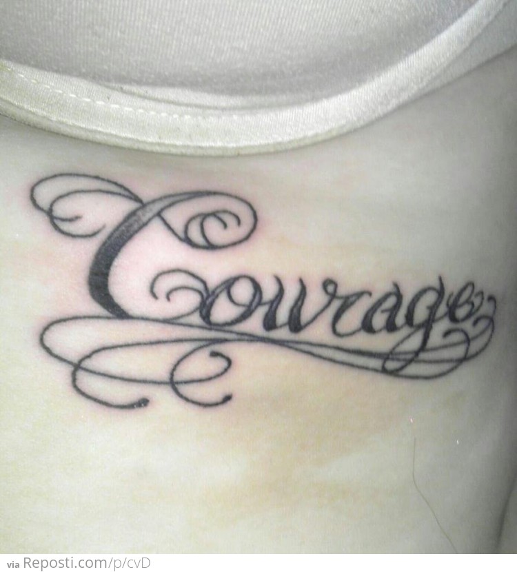 Nice tattoo. COWCAGE!