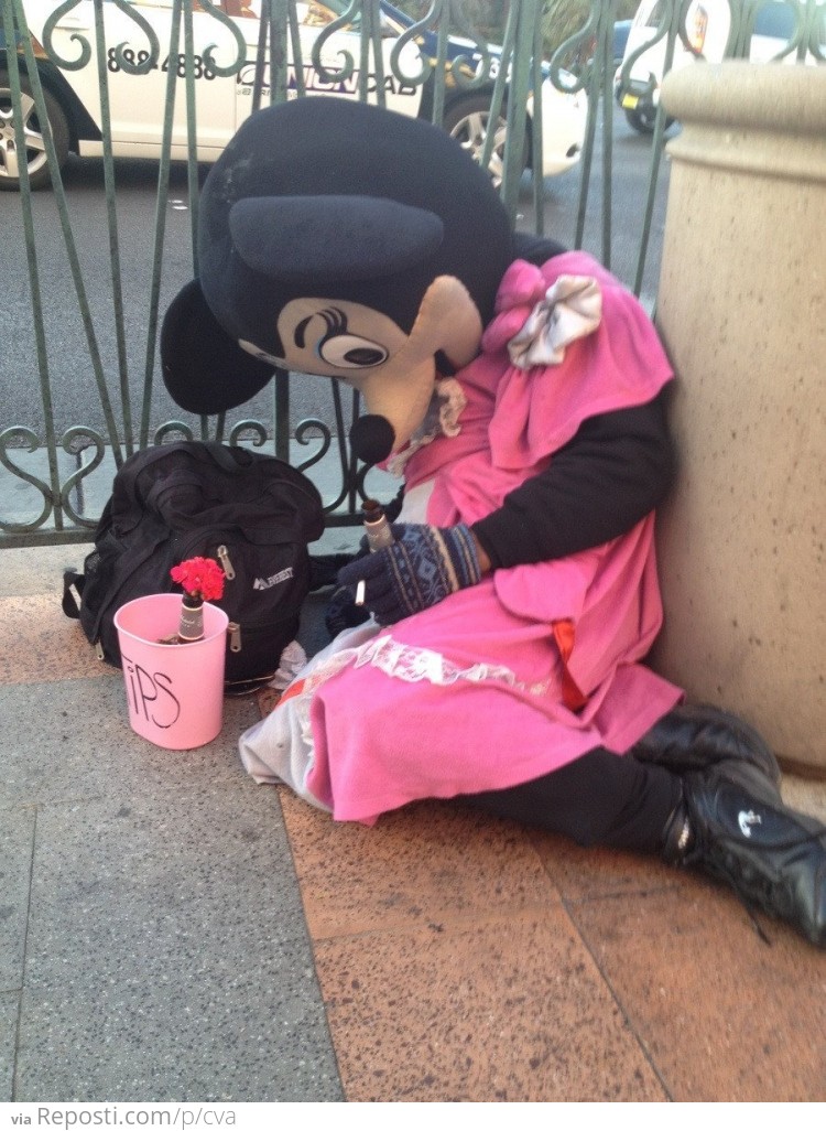 Drunk Minnie Mouse
