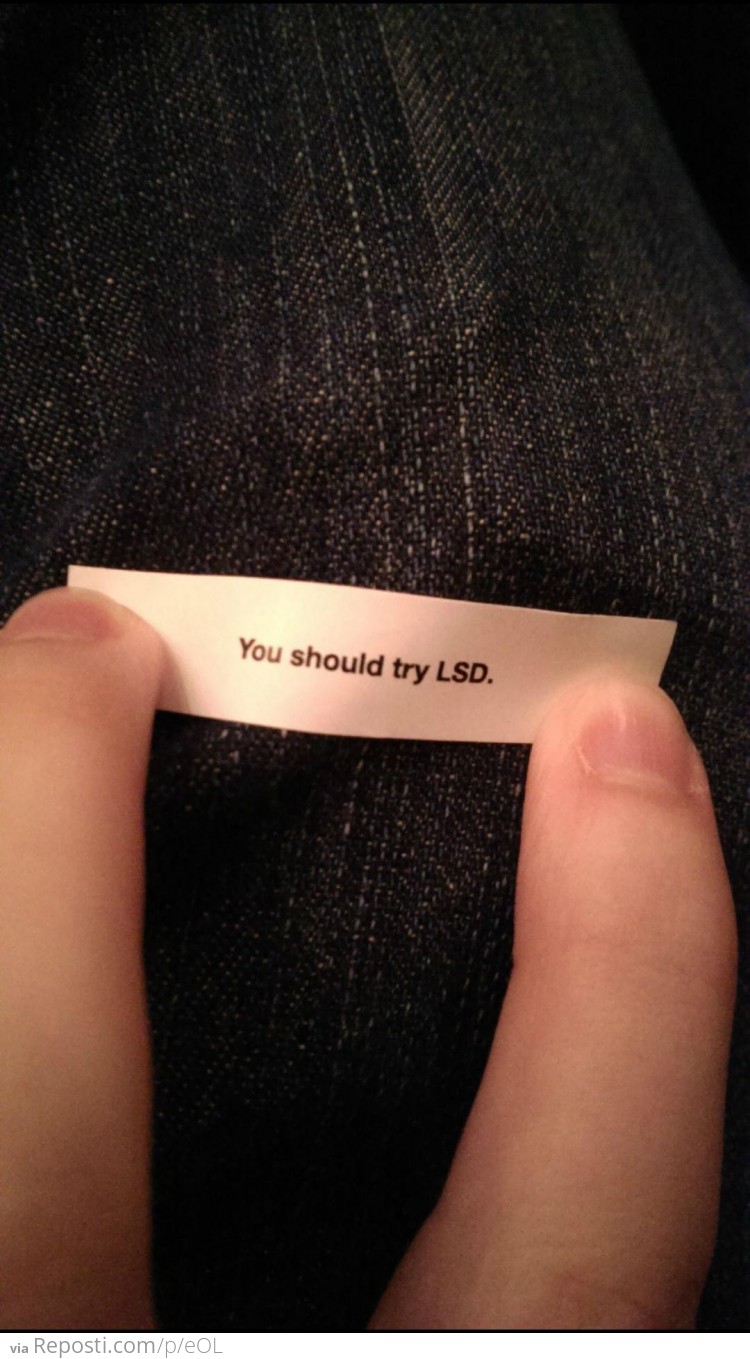 Thanks Fortune Cookie!