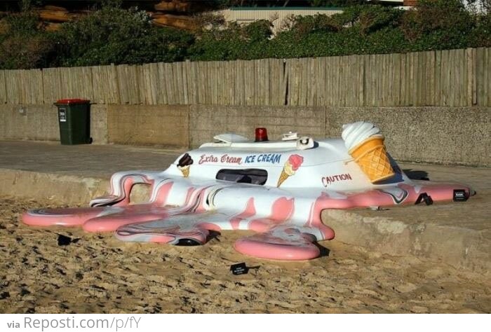 Melted Ice Cream Truck