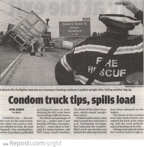 Condom Spill