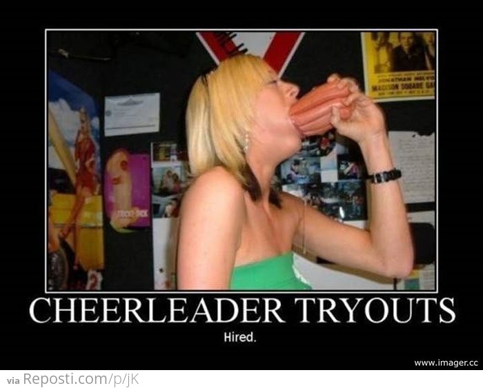 Cheerleader Tryouts