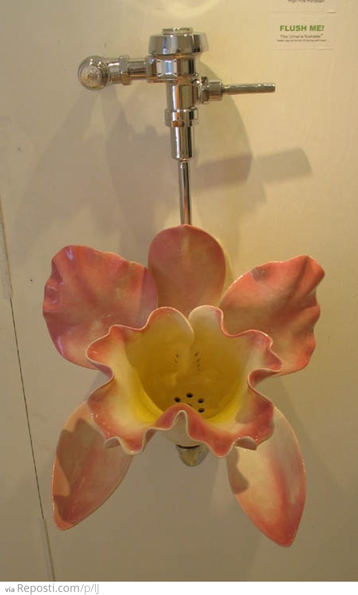 Flower Urinal