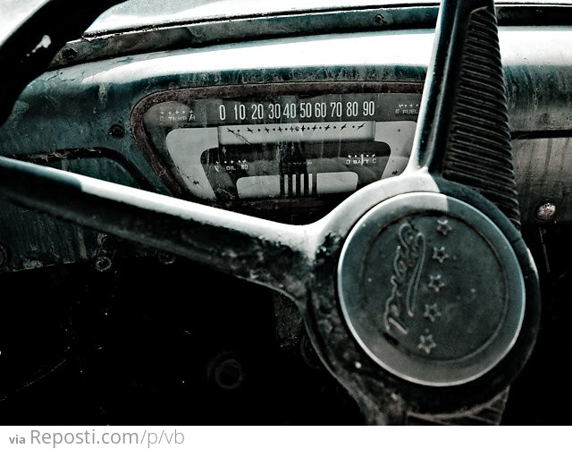 Old Ford Dashboard