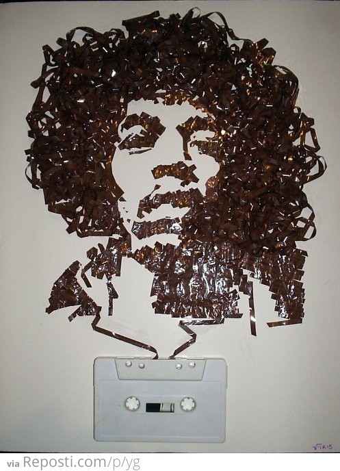 Hendrix Tape Portrait