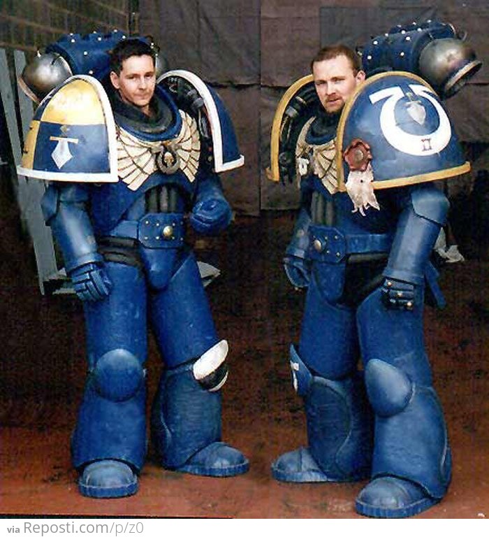 Space Marines from Warhammer