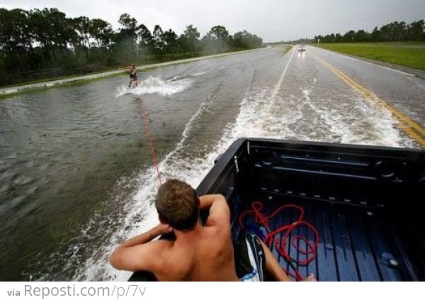 Highway Water Skiing