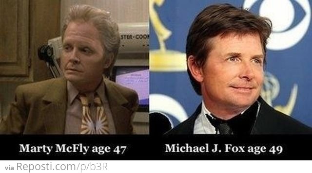 Marty McFly vs Michael J. Fox