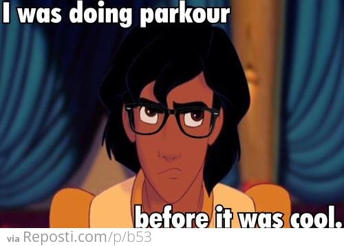 Aladdin Was Doing Parkour