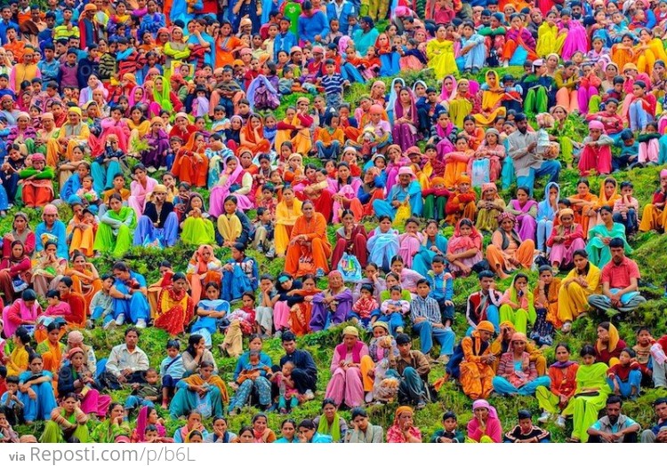 Colorful Crowd