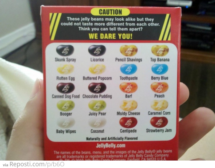 Jelly Belly Flavors