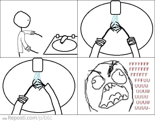 Washing Hands Rage