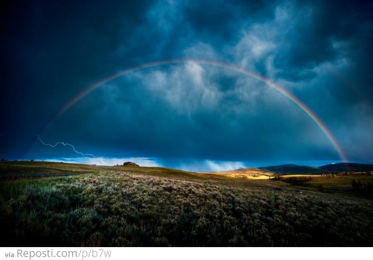 Rainbow In Montana