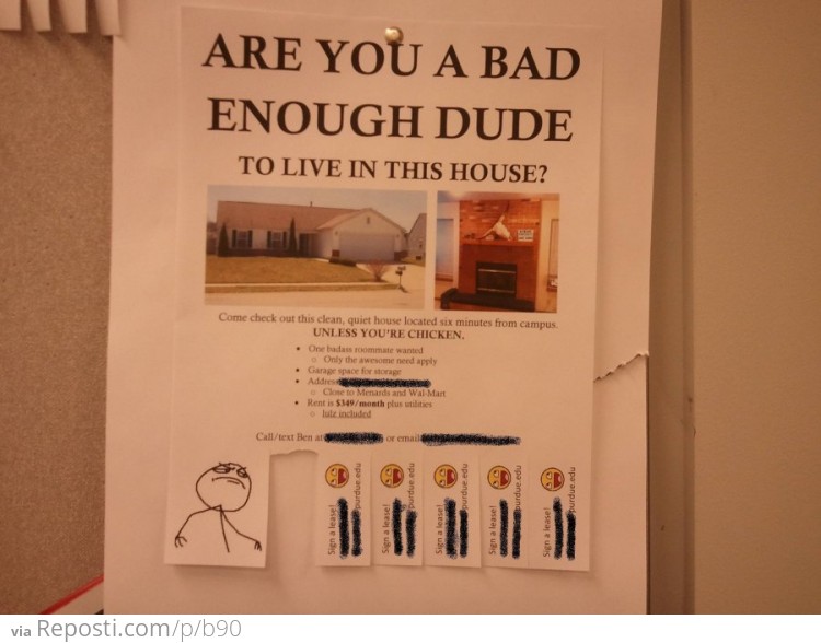 Are You A Bad Enough Dude?