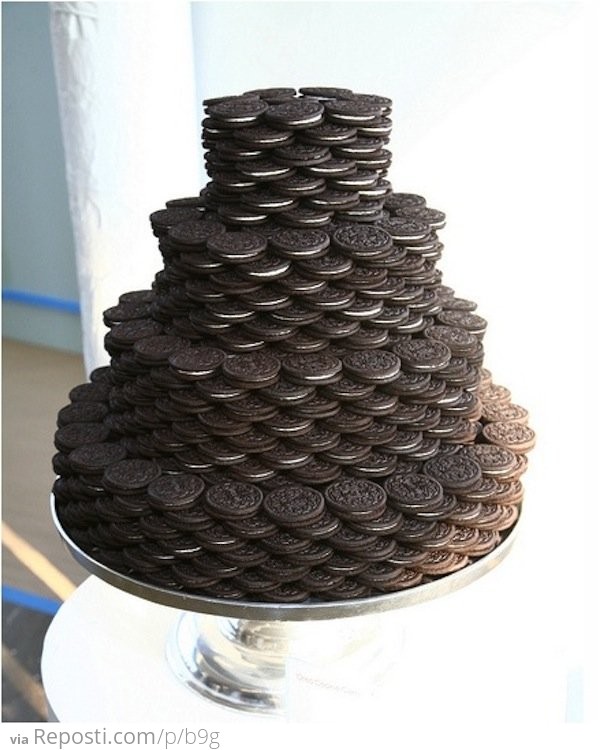 Oreo Wedding Cake