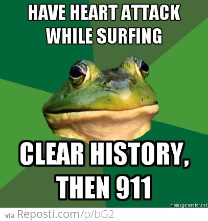 Have Heart Attack While Surfing