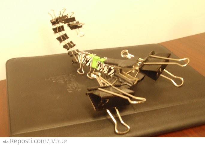 binder clip scorpion