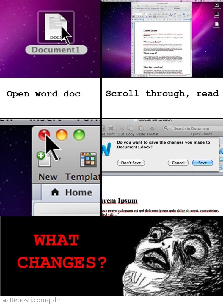 Microsoft Word File Change Rage