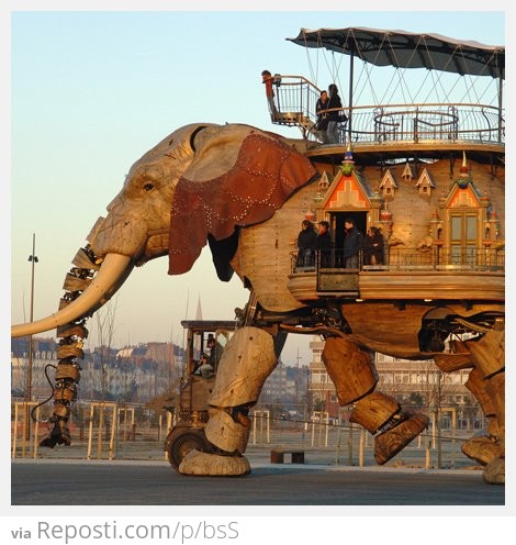 The Mechanical Wooden Elephant