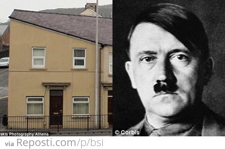 Swansea house looks like Hitler