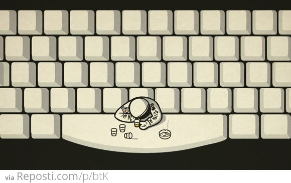 Spending too much time at the space bar