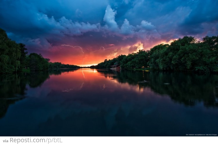 Sunset Storm