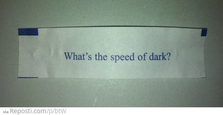 What does that mean Fortune Cookie?