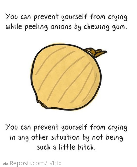 Prevent crying