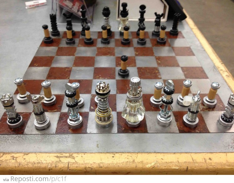 Fasteners Chess Board