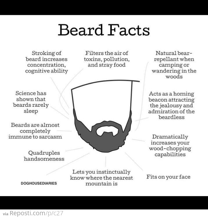 Beard Facts