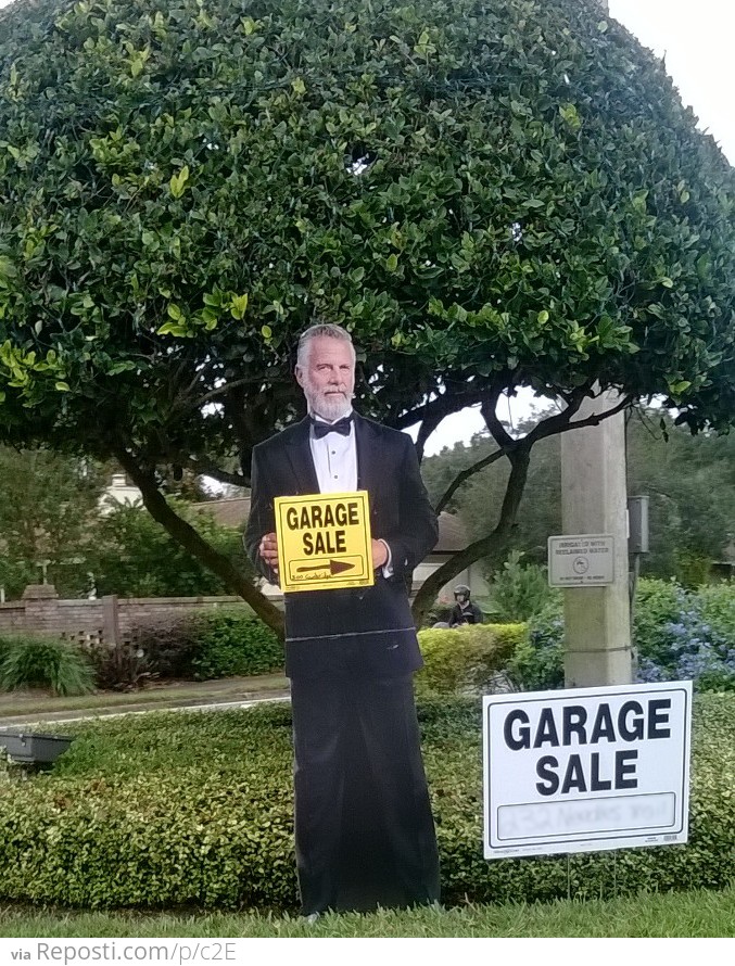 The Most Interesting Garage Sale in the World