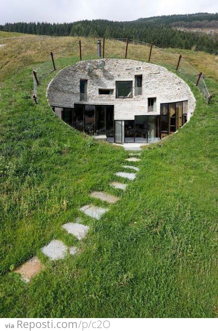 Underground House in Switzerland