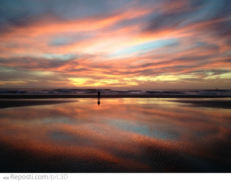 Sunset at Ocean Beach, San Francisco