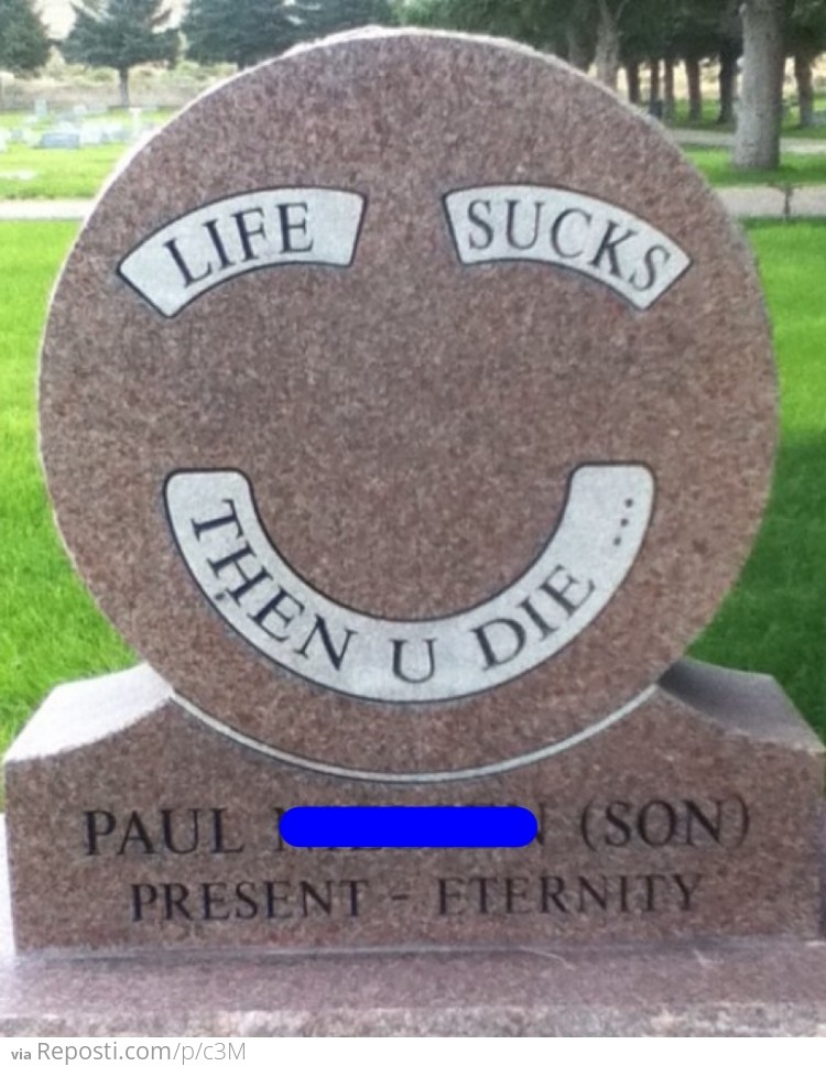 Tombstone in Salt Lake City