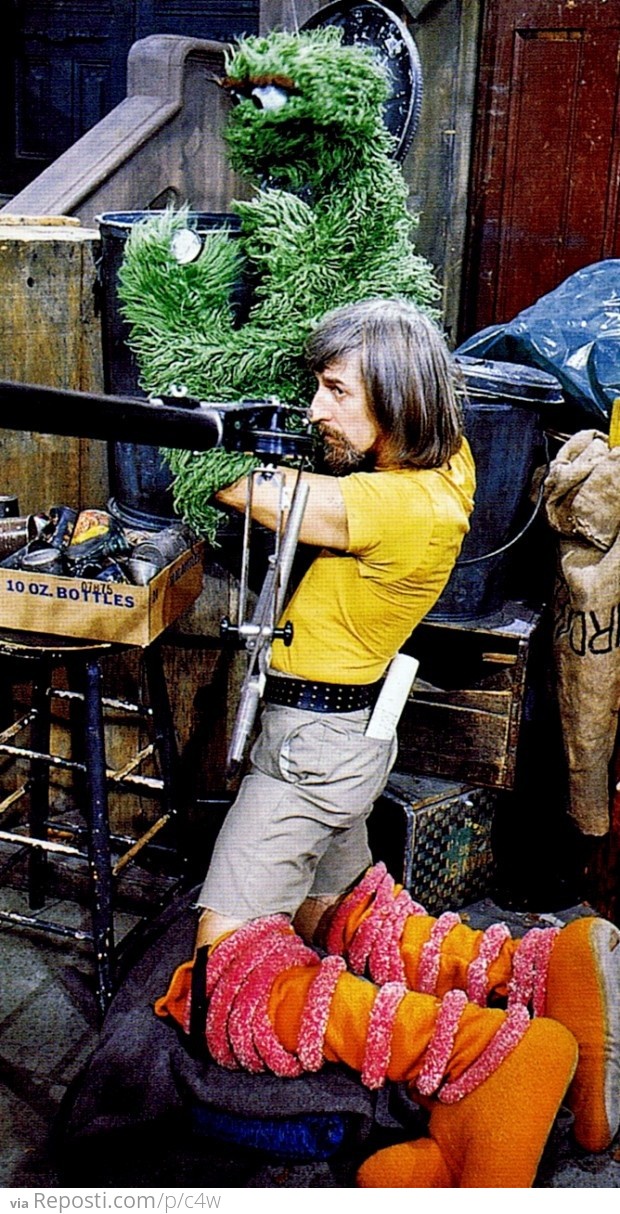 Caroll Spinney at Work