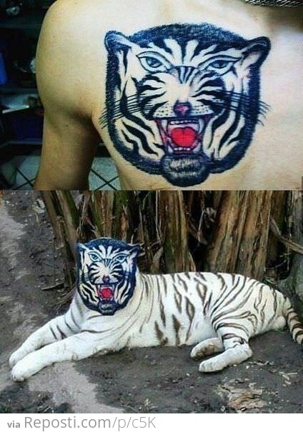 Super Realistic Tattoo