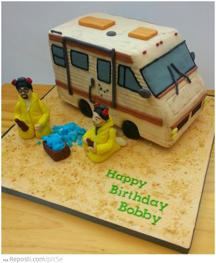 Breaking Bad Birthday Cake