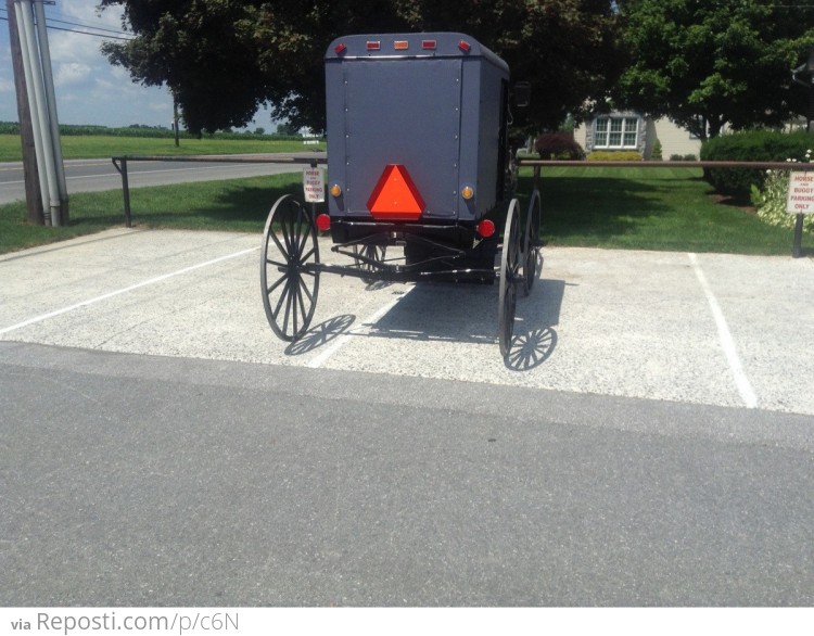 Amish Can't Park Either