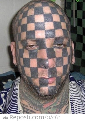 Checkerboad Head