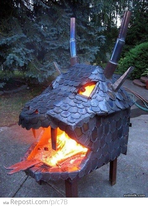 Fire Breathing Fire Pit